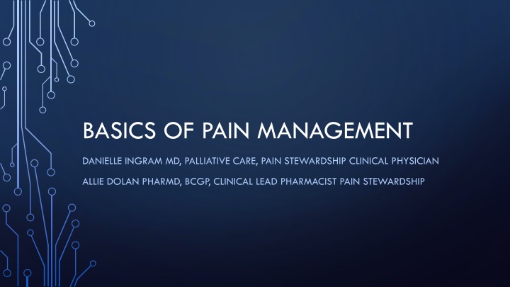 basics of pain management