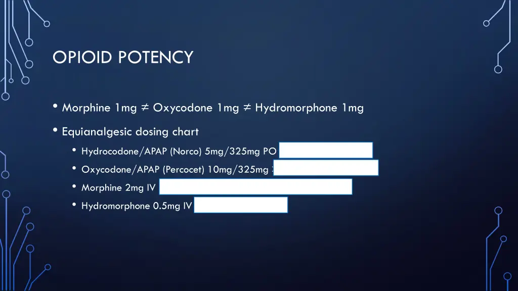opioid potency