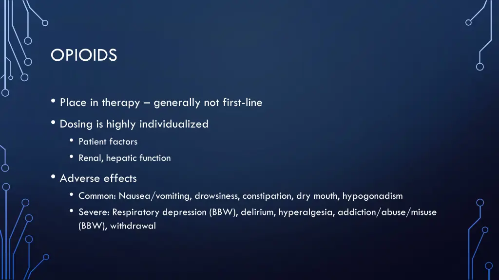opioids