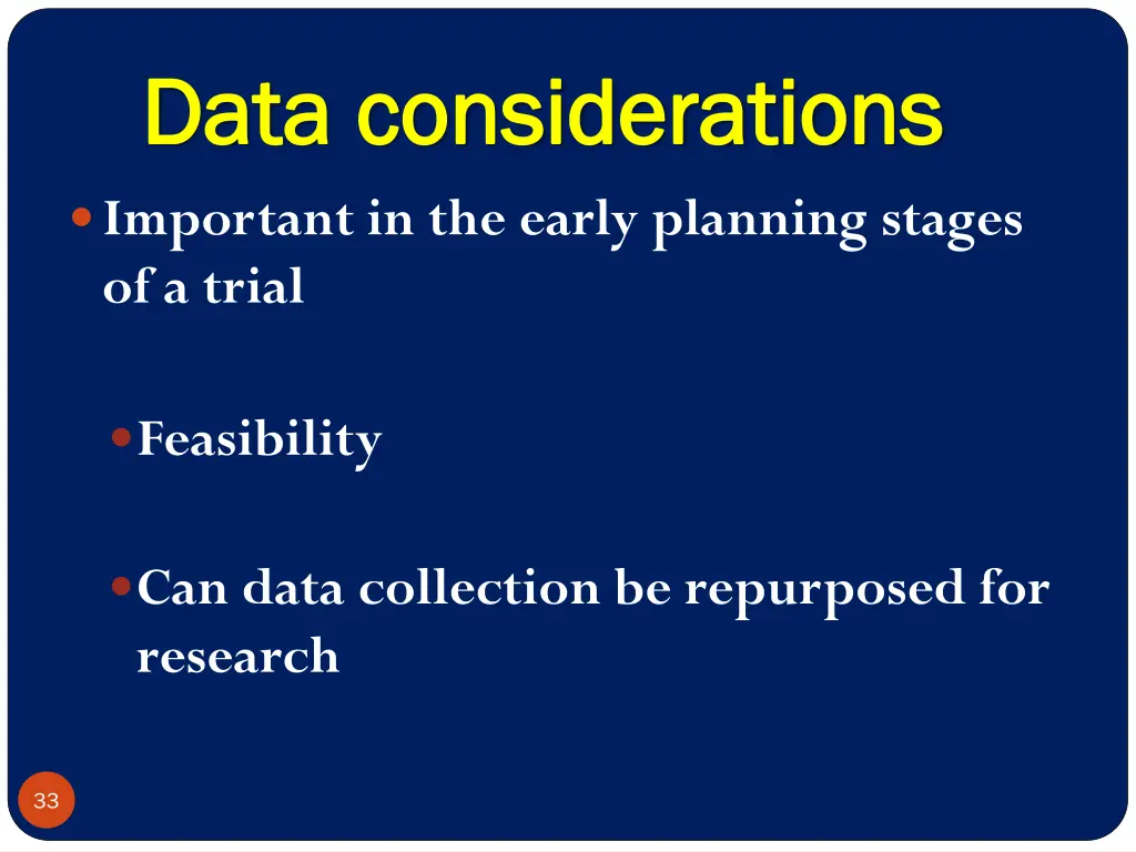 data considerations data considerations 1