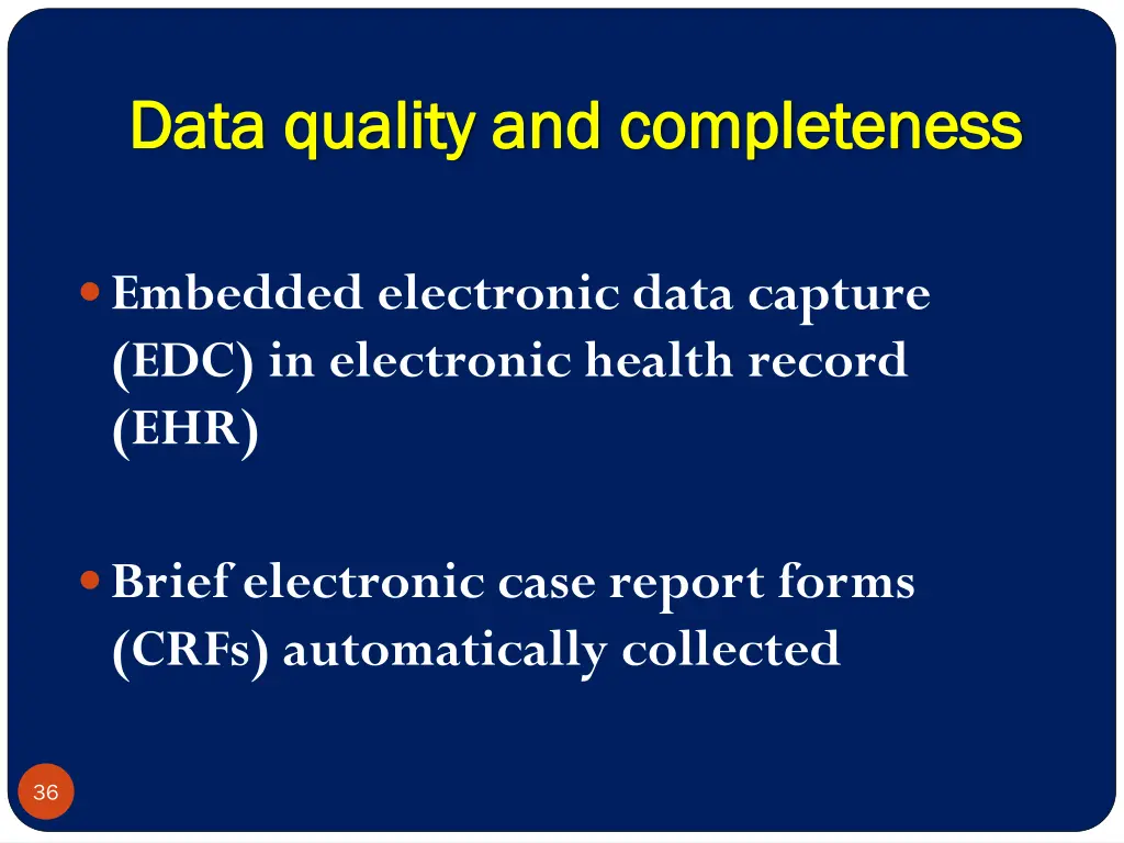 data quality and completeness data quality