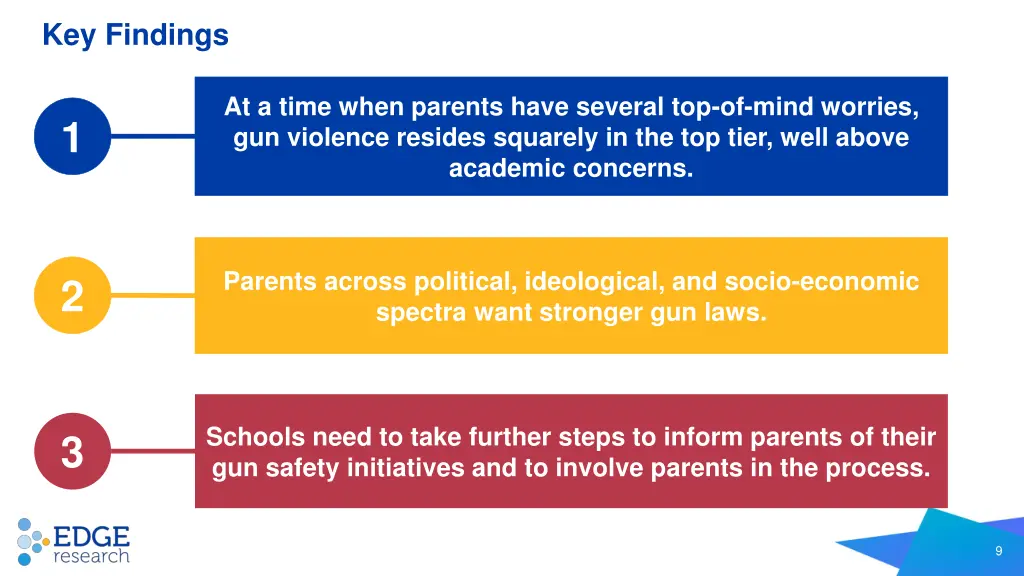 key findings