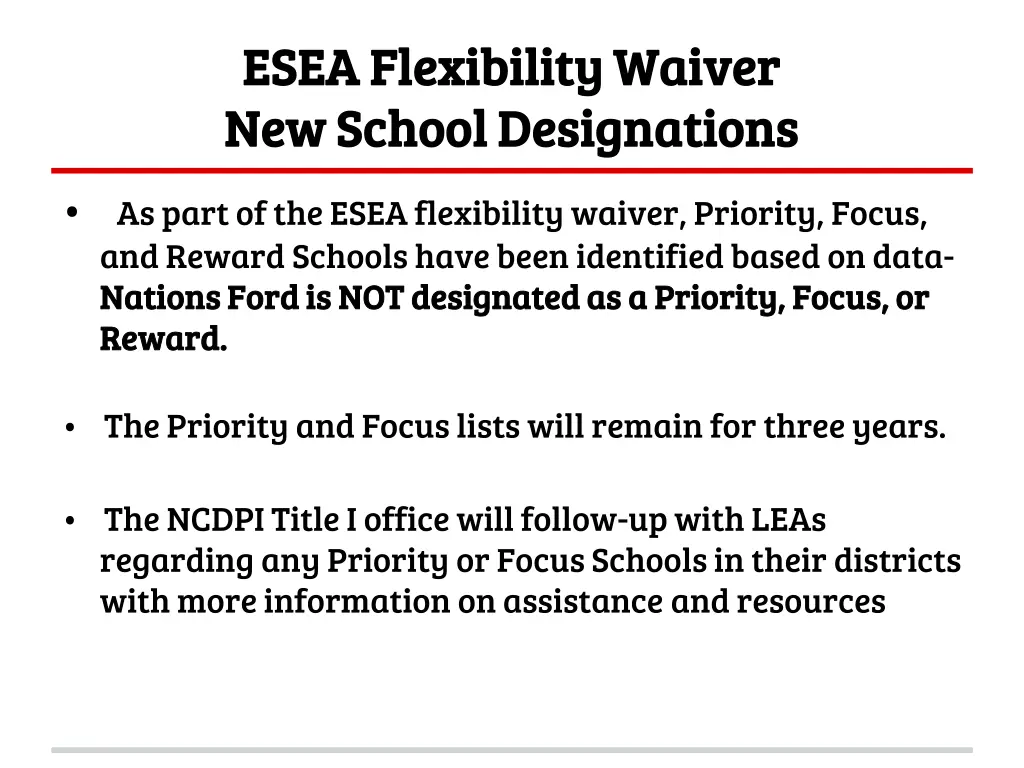 esea flexibility waiver esea flexibility waiver