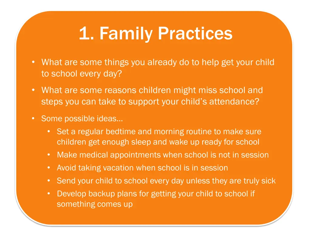 1 family practices