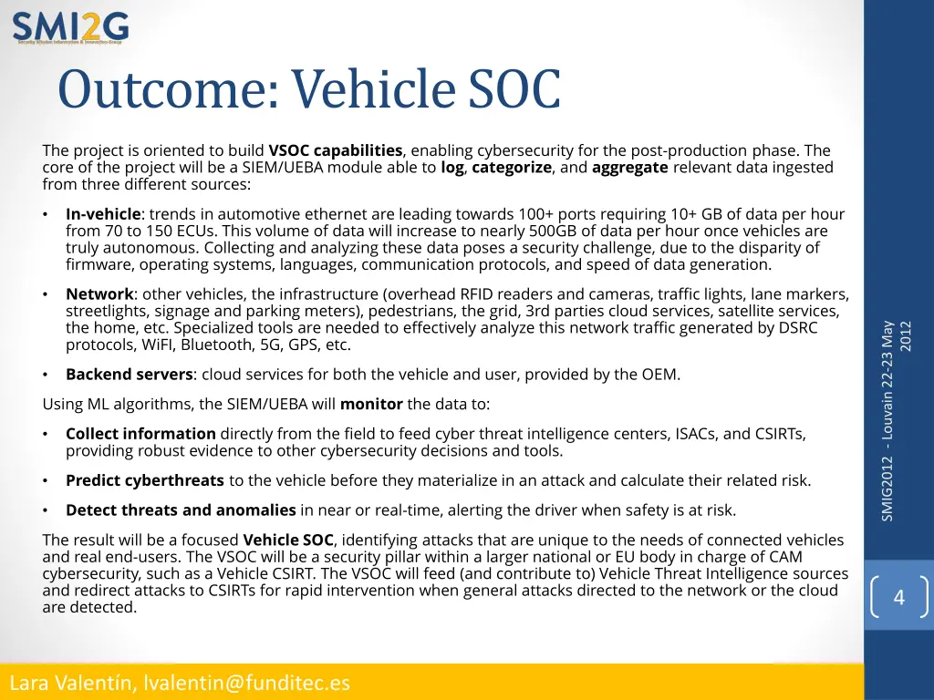 outcome vehiclesoc