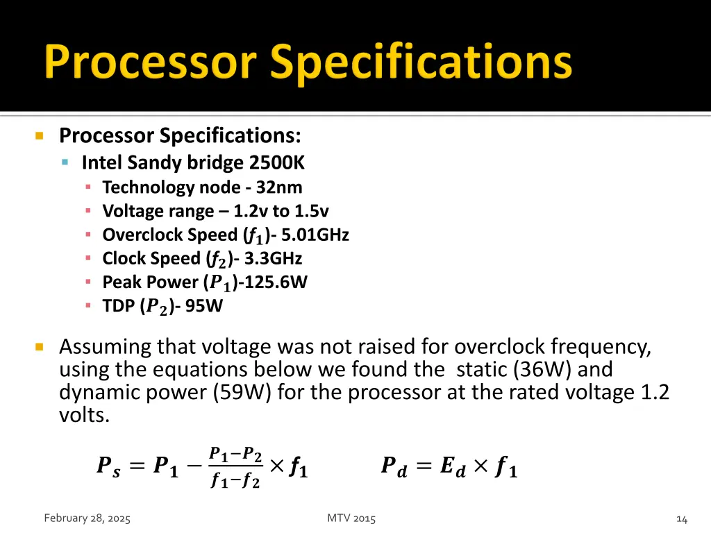 processor specifications intel sandy bridge 2500k
