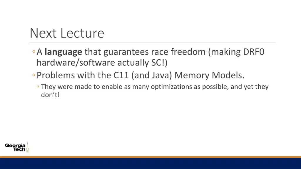 next lecture