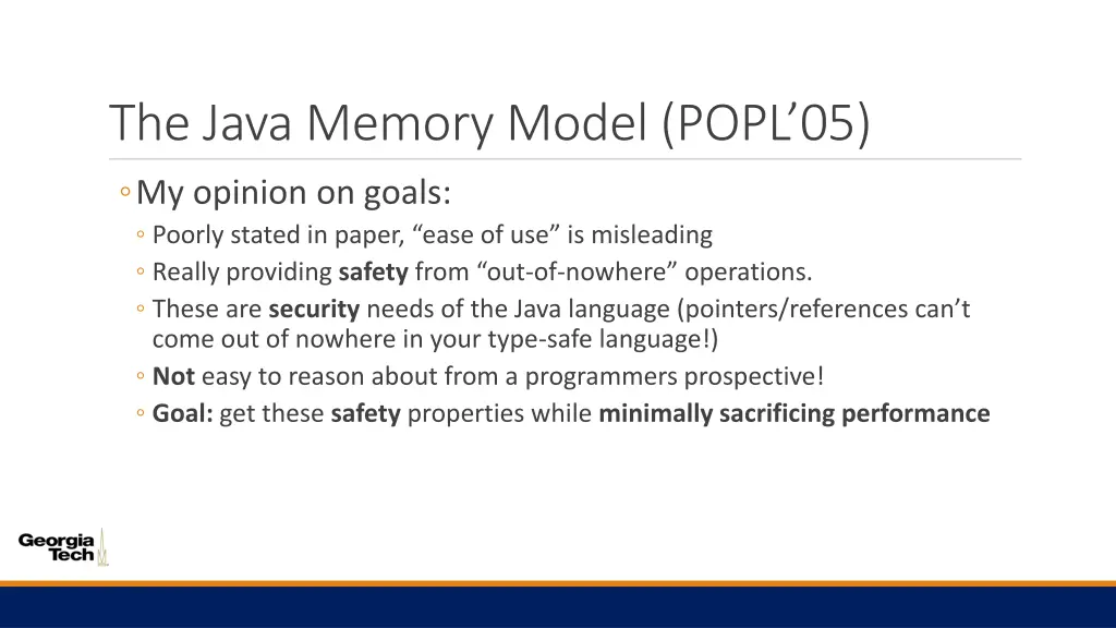 the java memory model popl 05 1