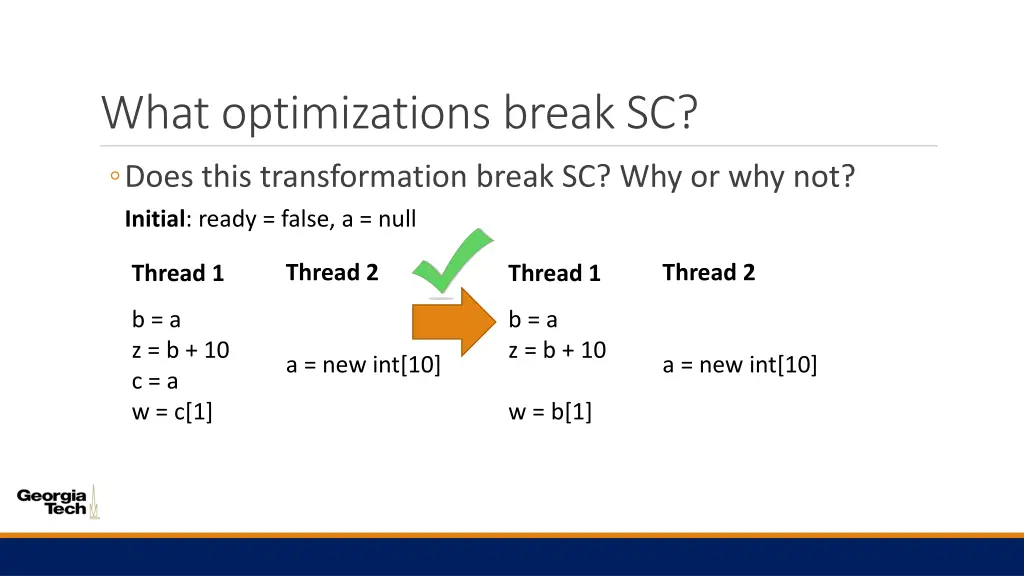 what optimizations break sc 3