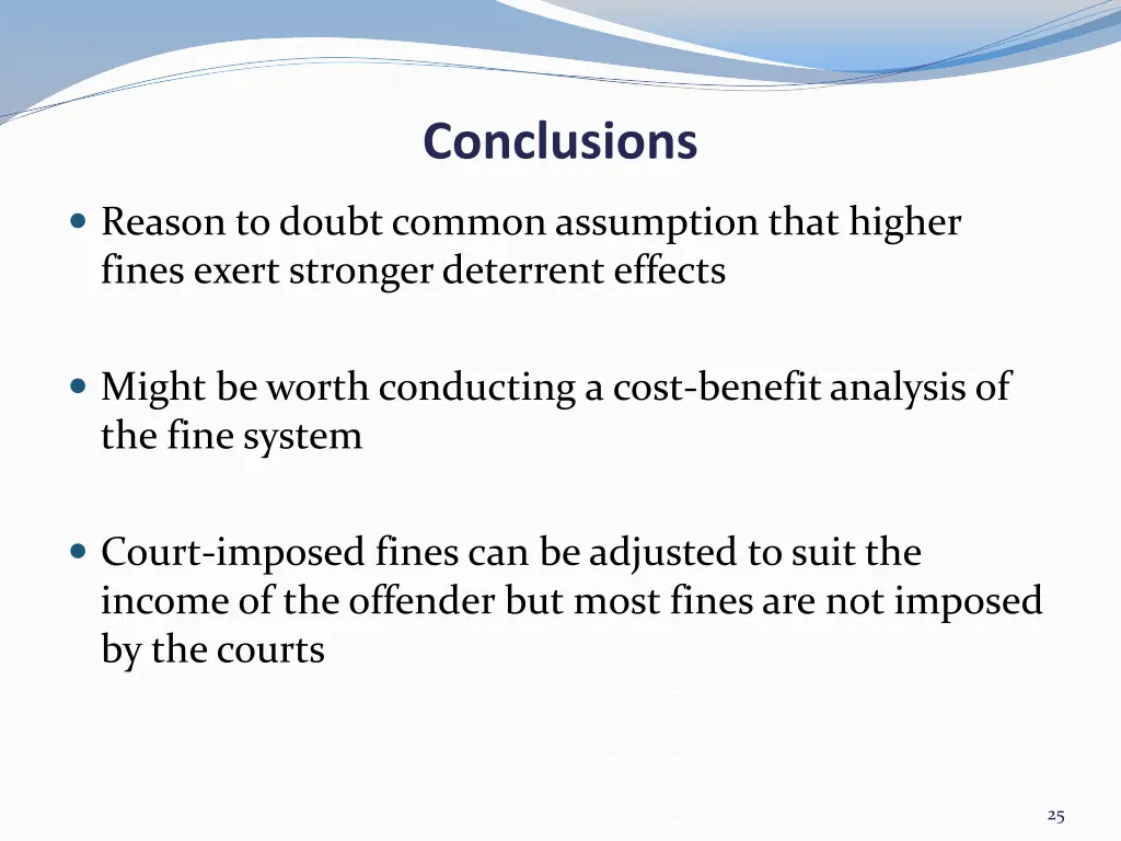 conclusions