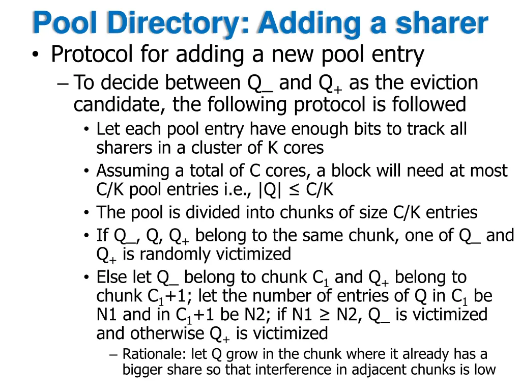 pool directory adding a sharer protocol 1