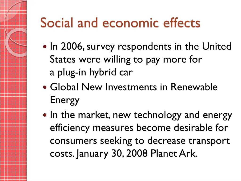social and economic effects 2