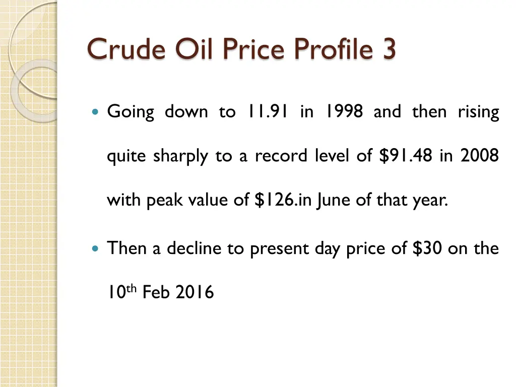 crude oil price profile 3