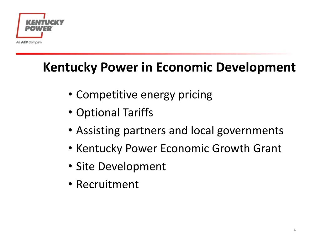 kentucky power in economic development