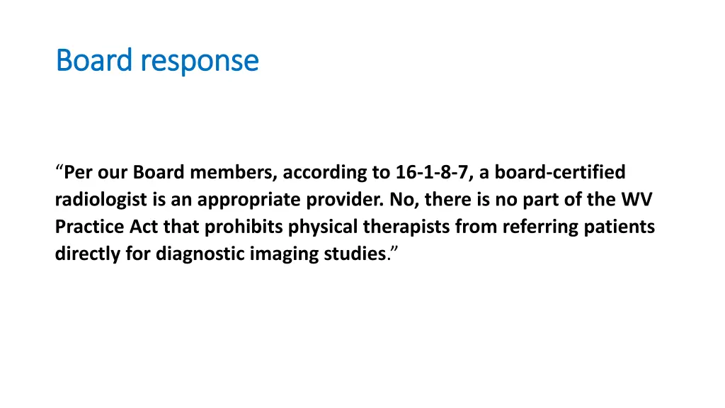 board response board response 2