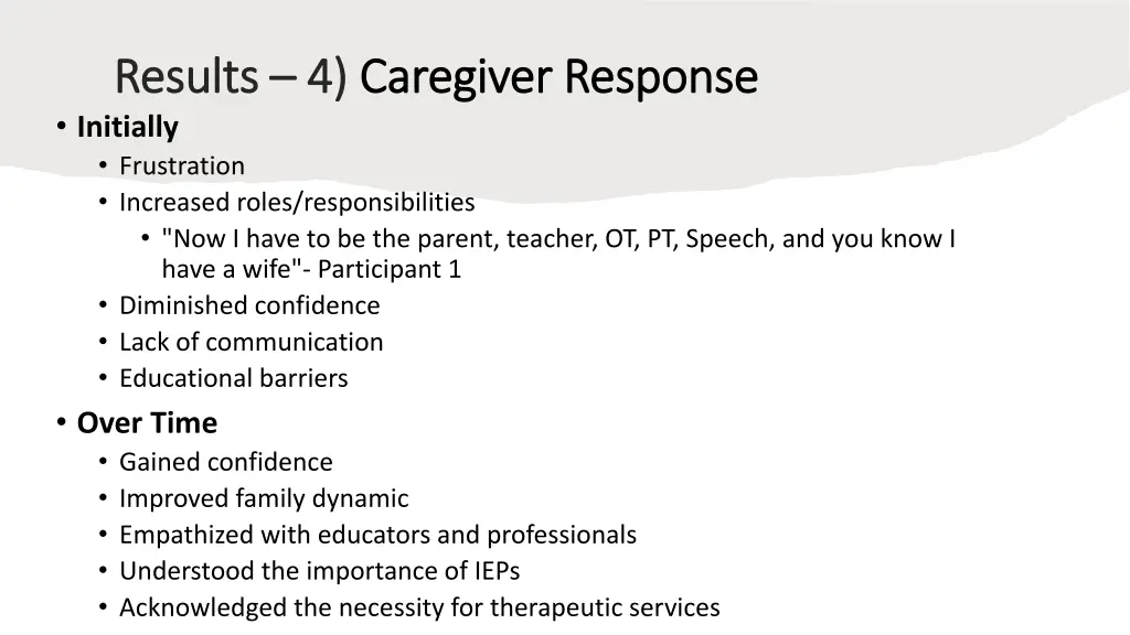 results results 4 4 caregiver response caregiver