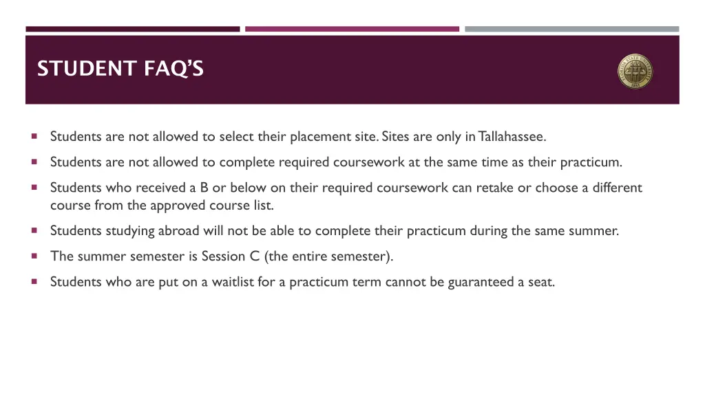 student faq s
