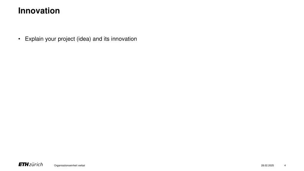 innovation