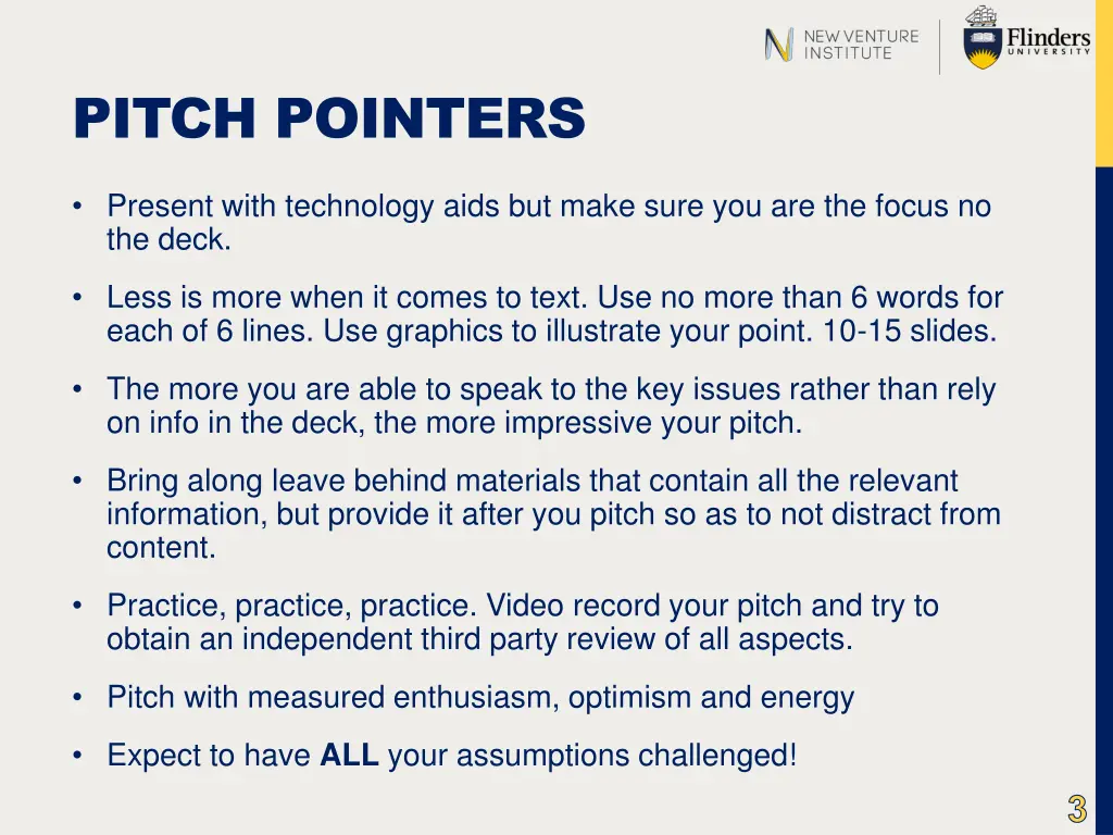 pitch pointers