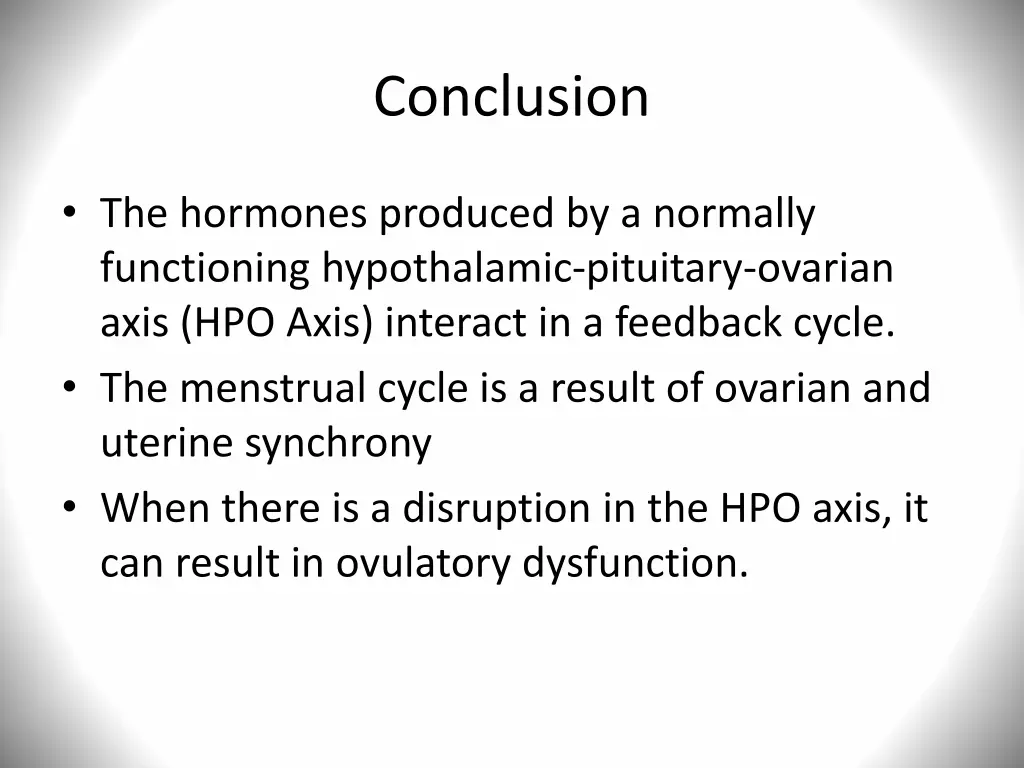 conclusion