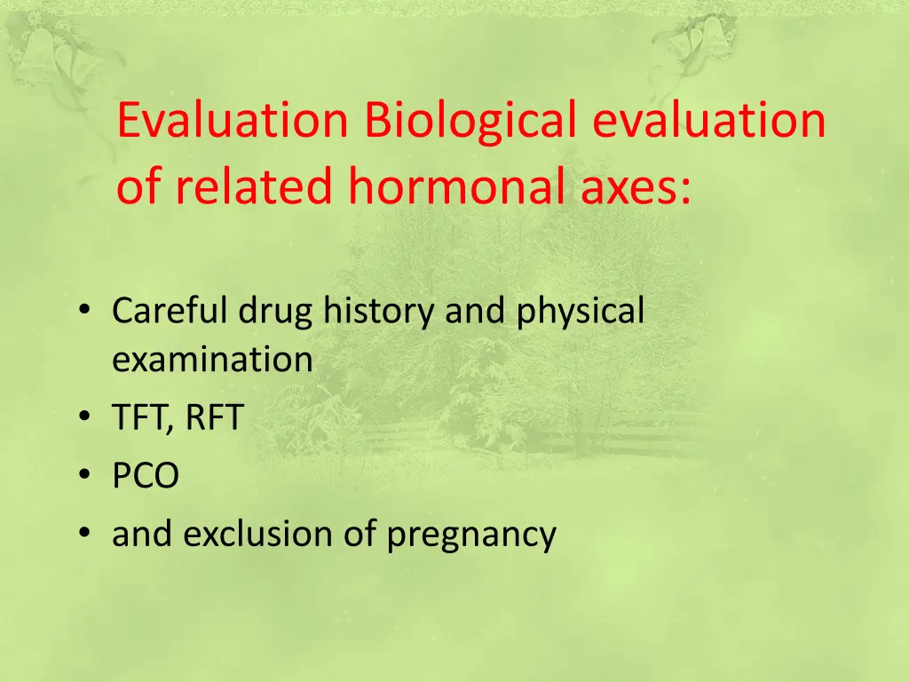 evaluation biological evaluation of related