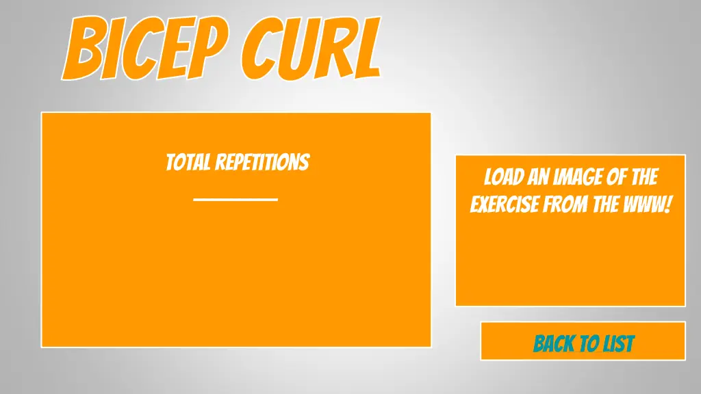 bicep curl