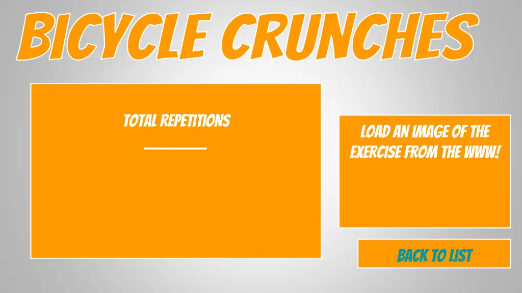bicycle crunches
