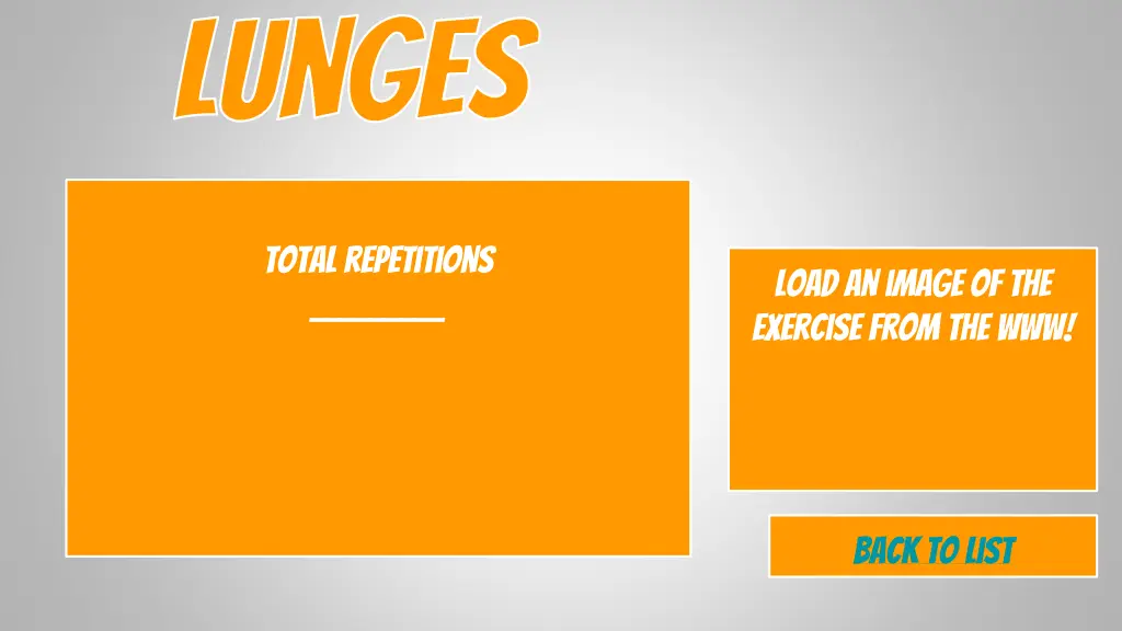 lunges