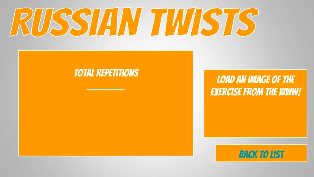 russian twists