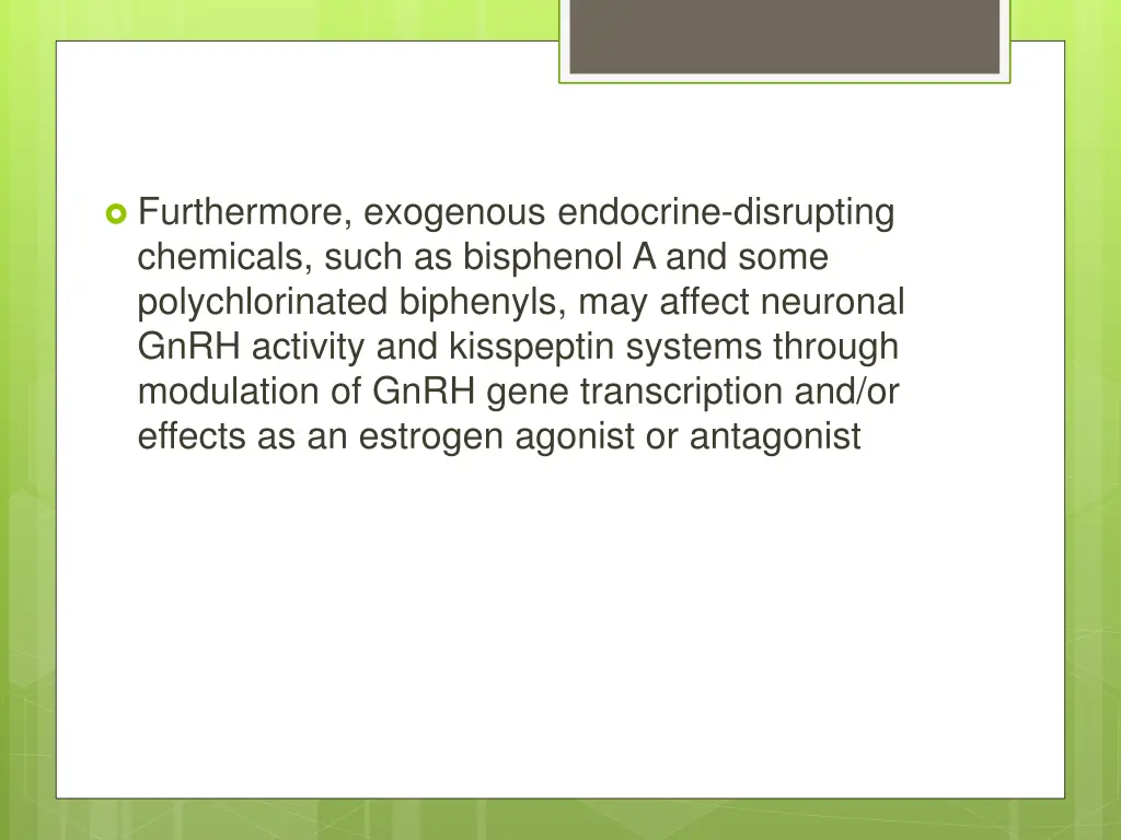 furthermore exogenous endocrine disrupting