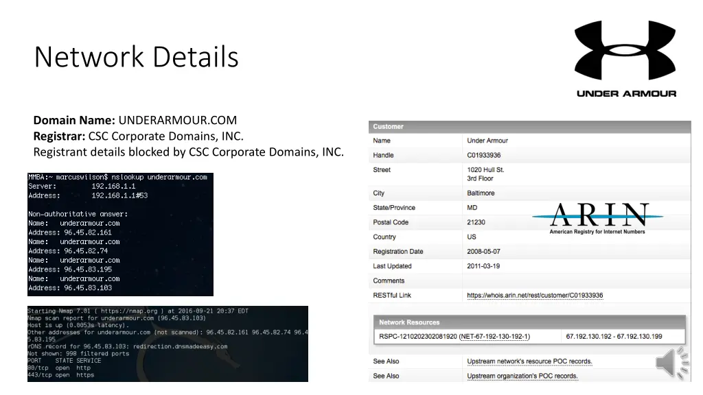network details