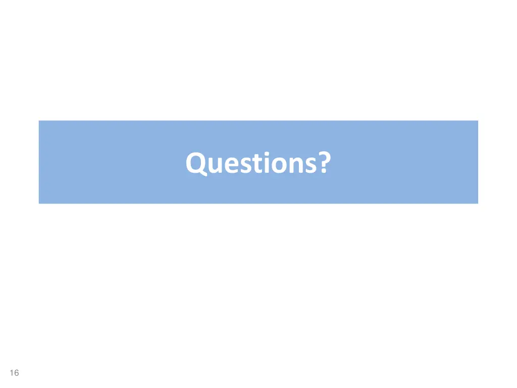questions