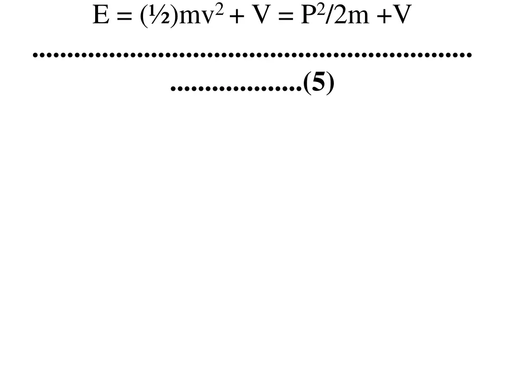 e mv 2 v p 2 2m v 5