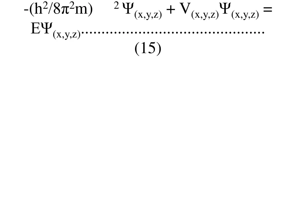 h 2 8 2 m 2 x y z v x y z x y z e x y z 15