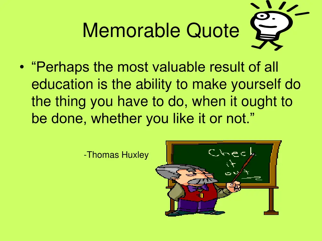 memorable quote
