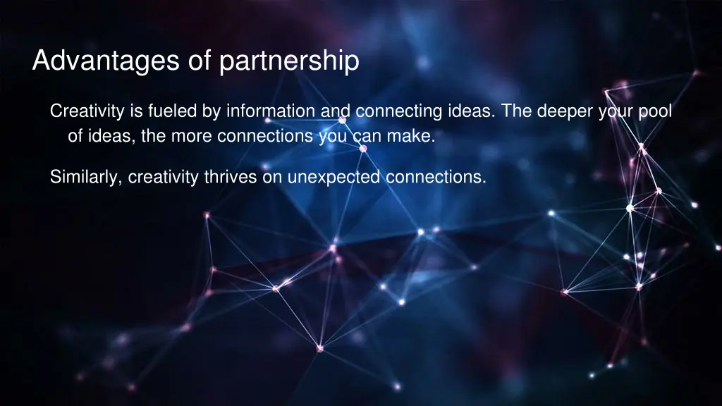 advantages of partnership 1
