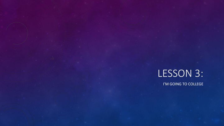 lesson 3