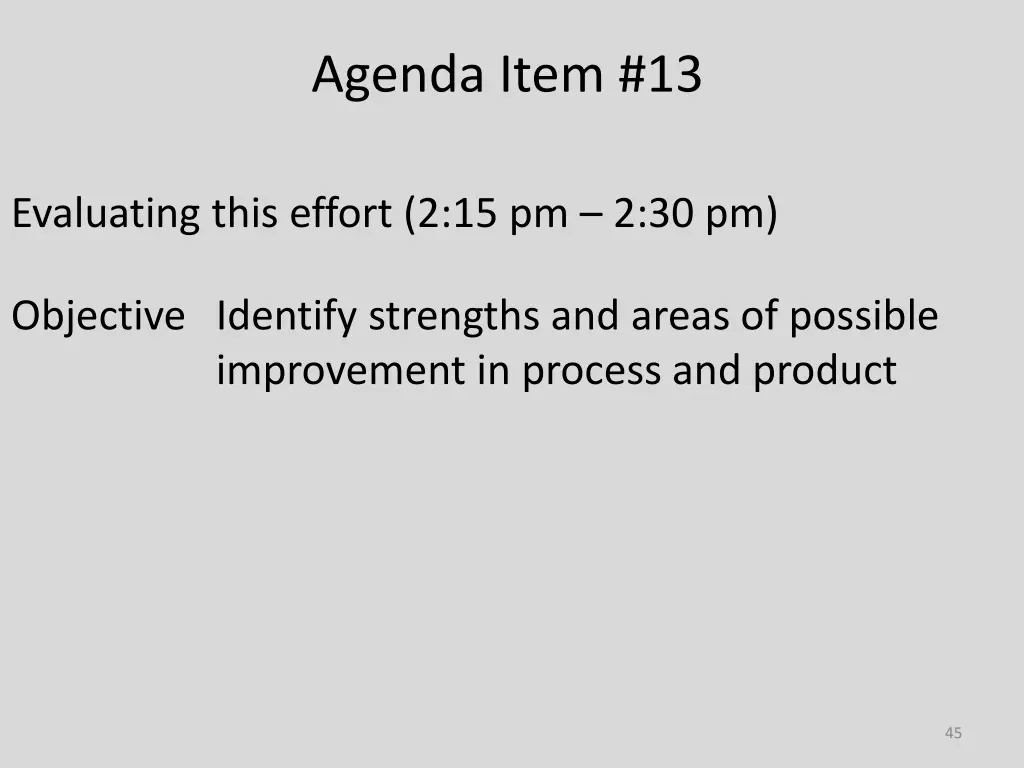 agenda item 13