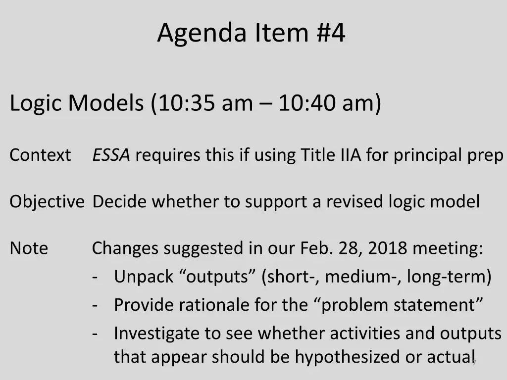 agenda item 4