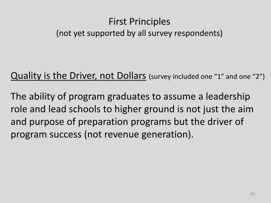 first principles 5