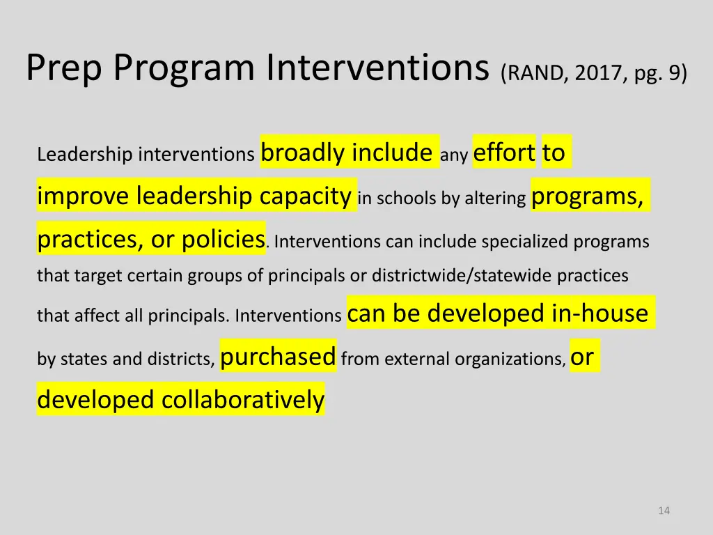 prep program interventions rand 2017 pg 9