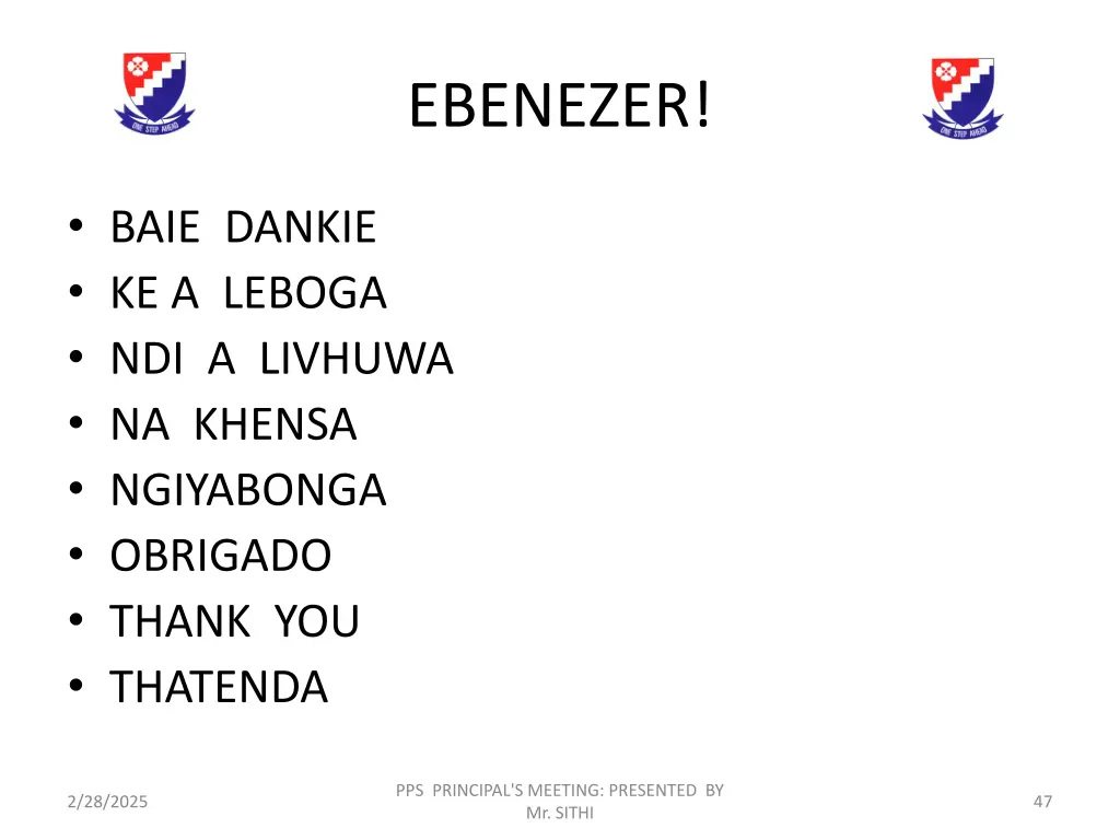 ebenezer
