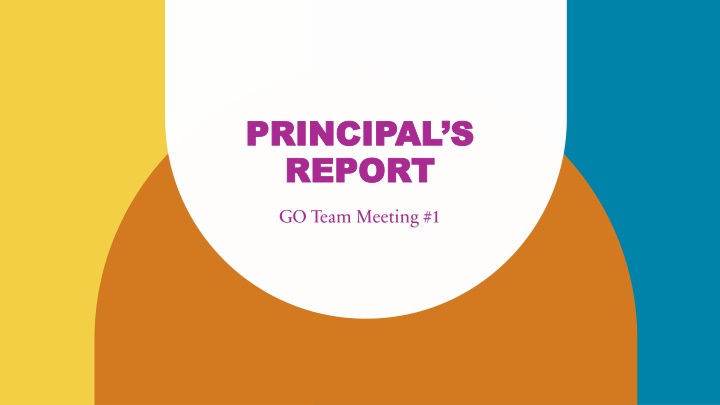 principal s principal s report report
