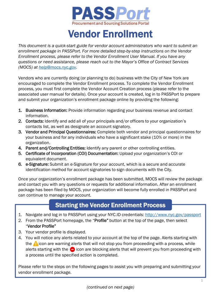 vendor enrollment vendor enrollment