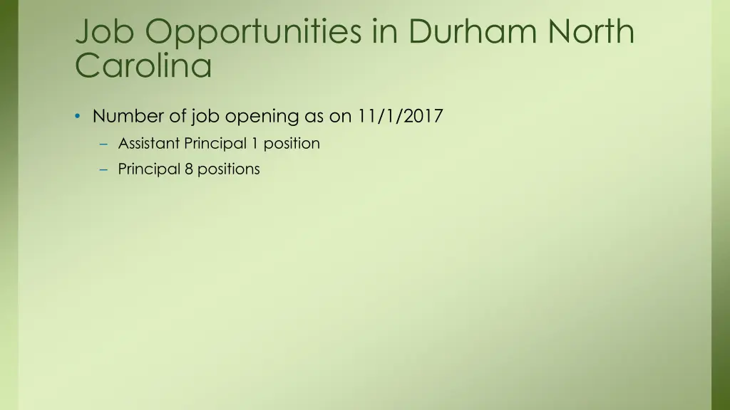 job opportunities in durham north carolina
