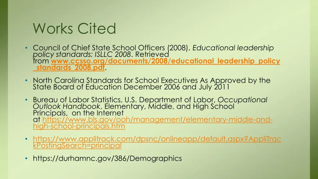 works cited