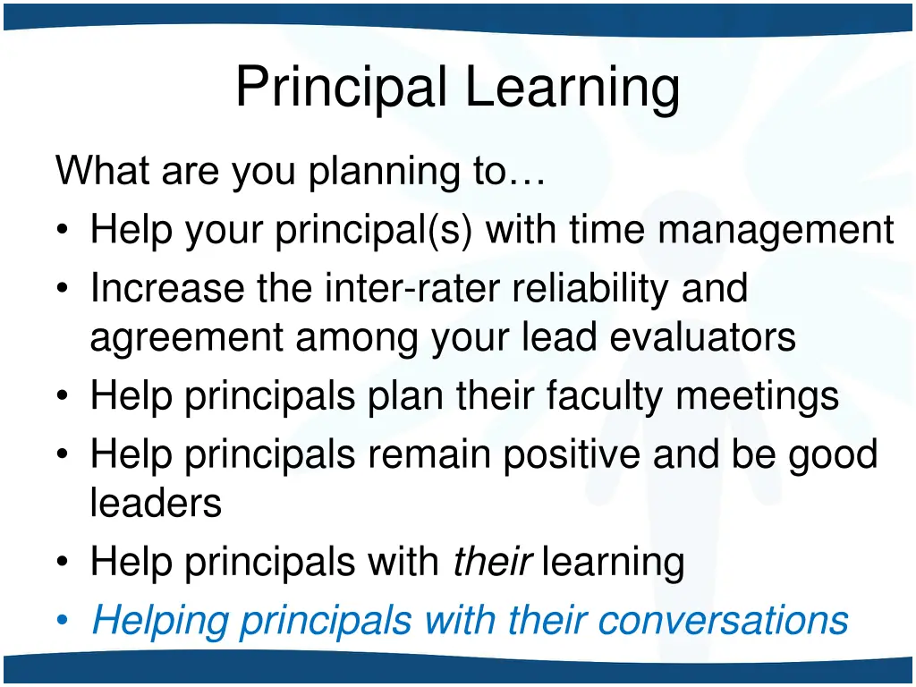 principal learning 1