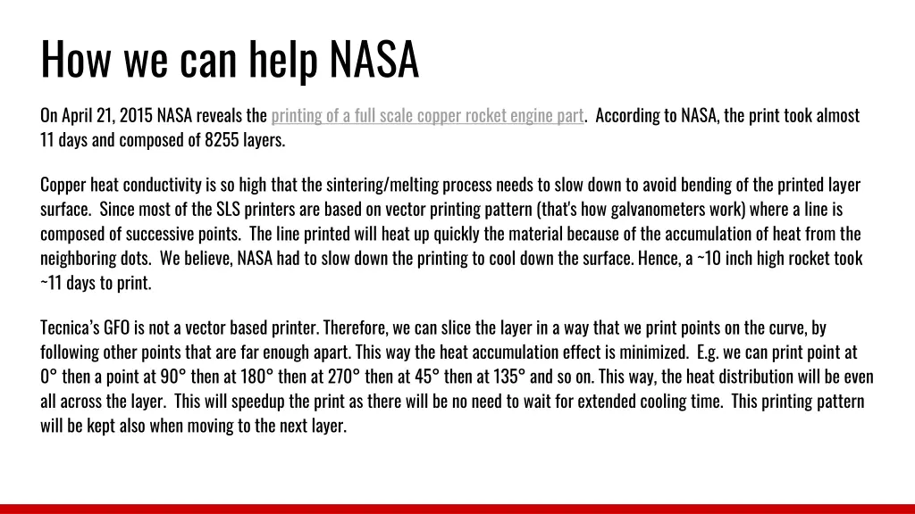 how we can help nasa