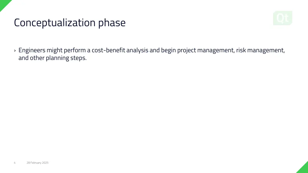 conceptualization phase
