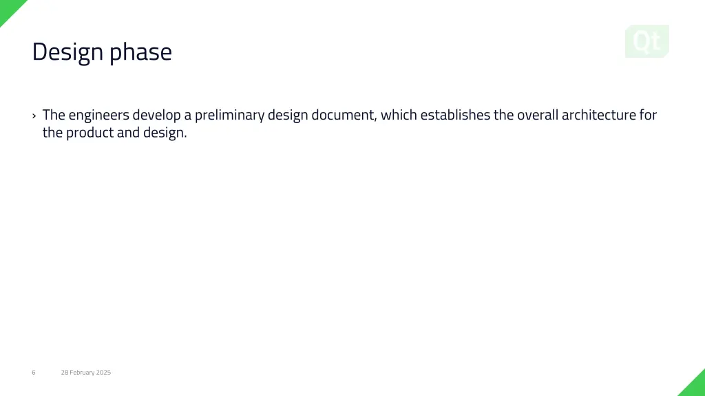 design phase